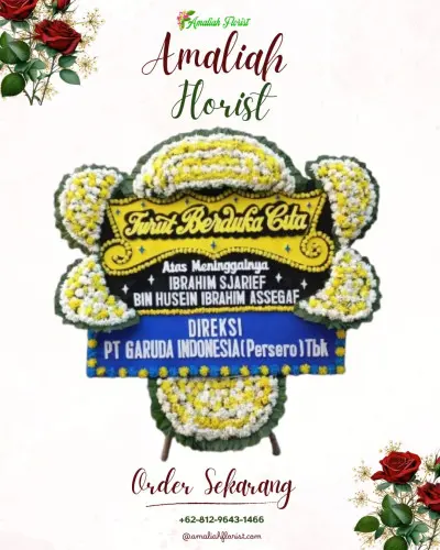 Papan Bunga Duka di Sagulung Kota