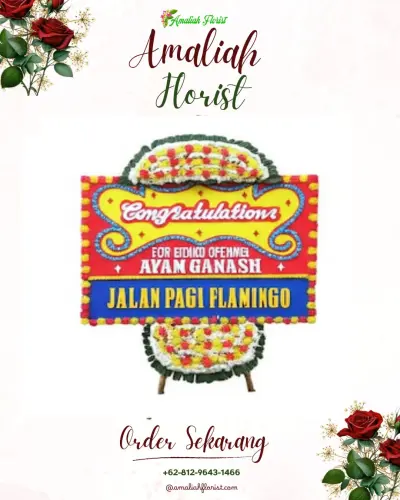 Bunga Papan Congratulation di Sagulung Kota